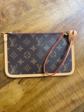 Louis Vuitton Monogram Canvas Wristlet from Carryall PM